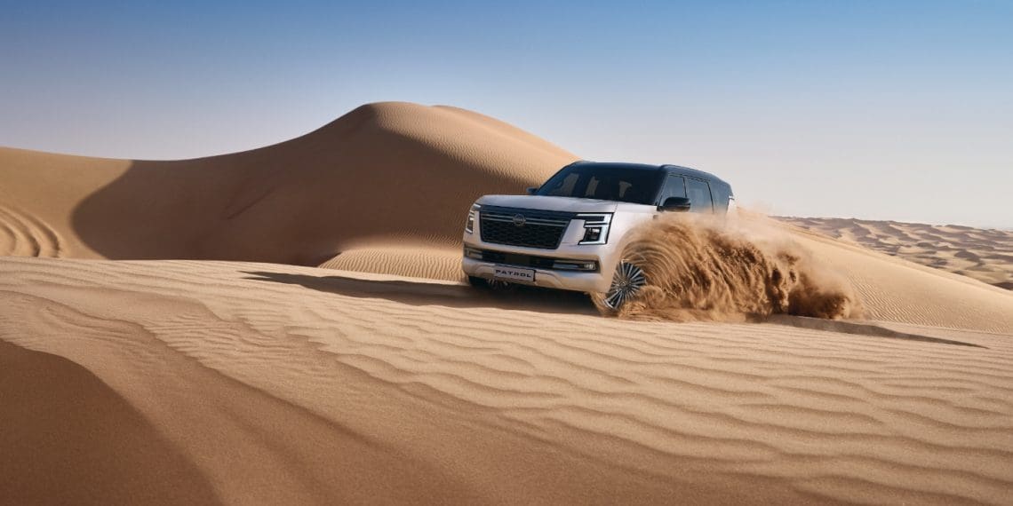 Este é o novo Nissan Patrol com motor V6 e destinado ao mercado do Médio Oriente