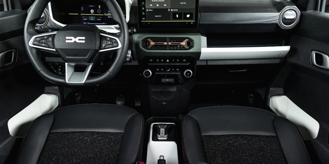 Conheça o interior do renovado Dacia Spring