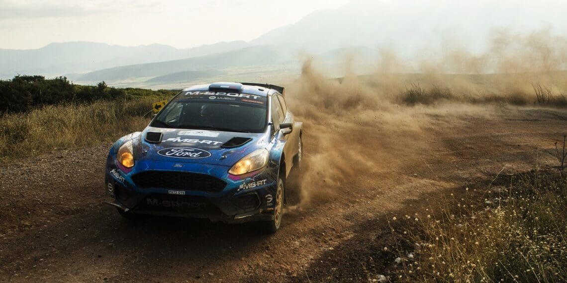 M-Sport Ford com Adrien Fourmaux no Rali do Japão