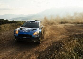 M-Sport Ford com Adrien Fourmaux no Rali do Japão