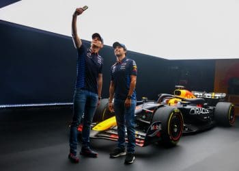Max Verstappen and Sergio Pérez