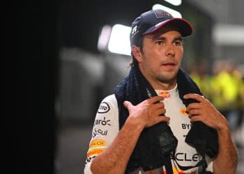 Sergio Perez Squashes Exit Rumors with Defiant Wolf of Wall Street Gesture Ahead of Home Race