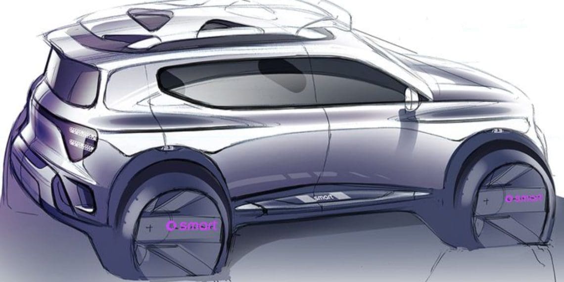 Concept #5 antecipa o maior e mais espaçoso modelo da Smart
