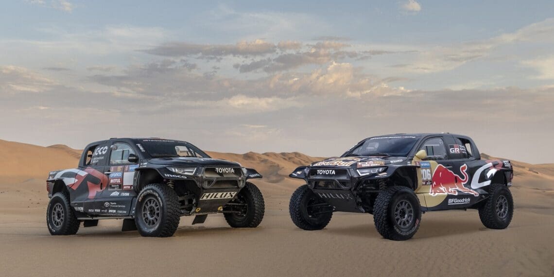 Toyota revela novo GR IMT Hilux EVO T1U para o Dakar 2024; cinco pilotos confirmados
