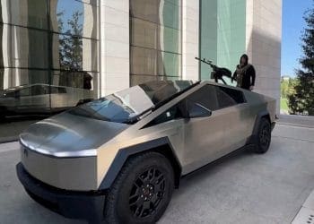 Video – Chechen Leader Ramzan Kadyrov Showcases a Tesla Cybertruck with a Machine Gun Mount, Raising Questions About How It Ended Up in Russia