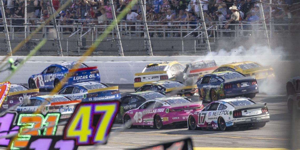 Video – Ross Chastain Escapes Fiery Crash at Talladega, Ending His Day Early
