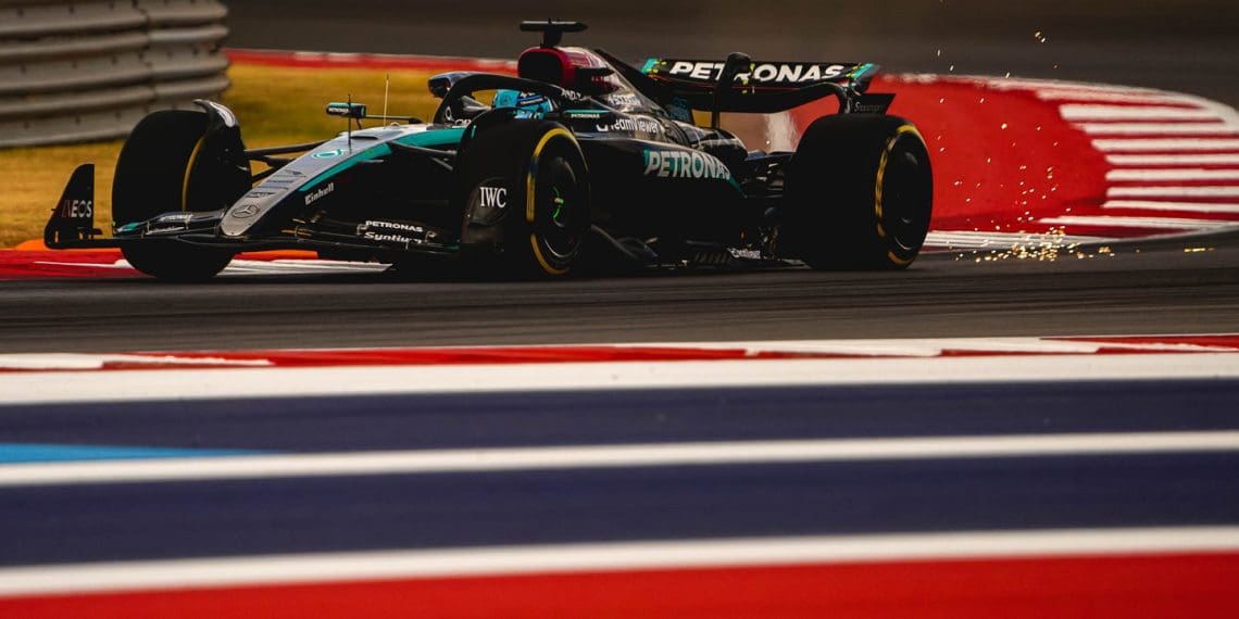 Mercedes Roars Back: Russell Stuns with Front Row Start in Austin While Hamilton Left Frustrated by Yellow Flags