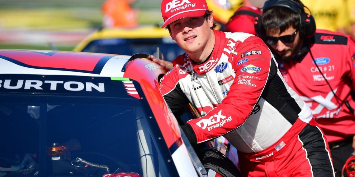 Harrison Burton Welcomes New Crew Chief as Jeremy Bullins Exits Wood Brothers Racing