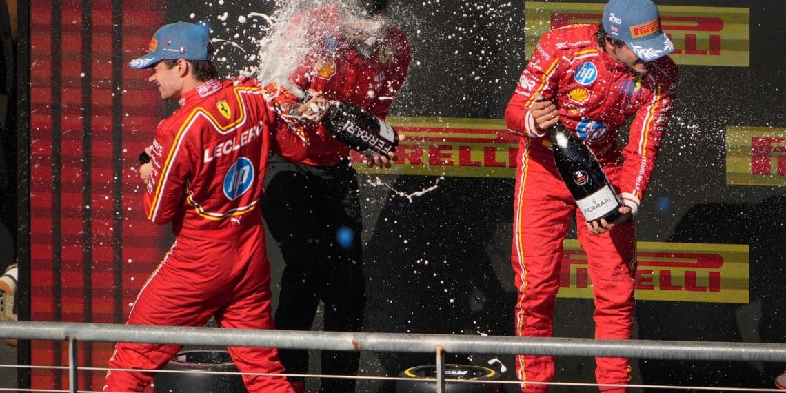 Leclerc Eyes F1 Title in Long Shot Bid but Focuses on Ferrari’s Constructors’ Ambition