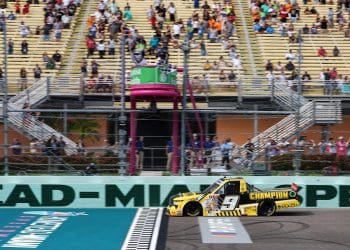 Grant Enfinger Secures Second Straight Playoff Victory as Fuel Drama Unfolds at Homestead