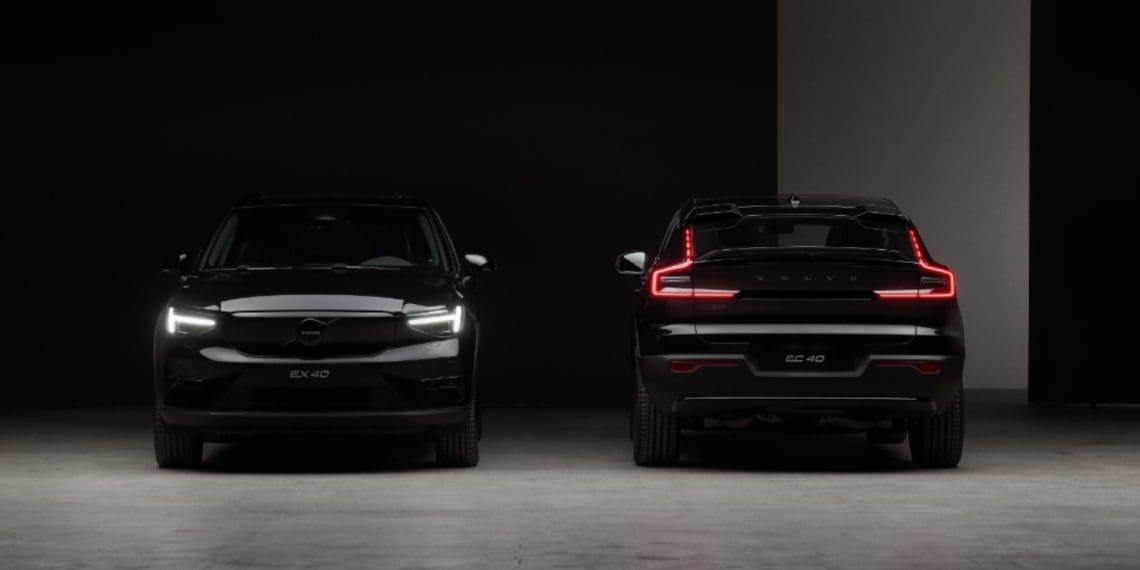 Volvo EX40 e EC40 Black Edition em Portugal a partir de €57 391