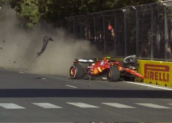 Carlos Sainz Reflects on Massive Collision with Perez: “I Did Nothing Wrong”