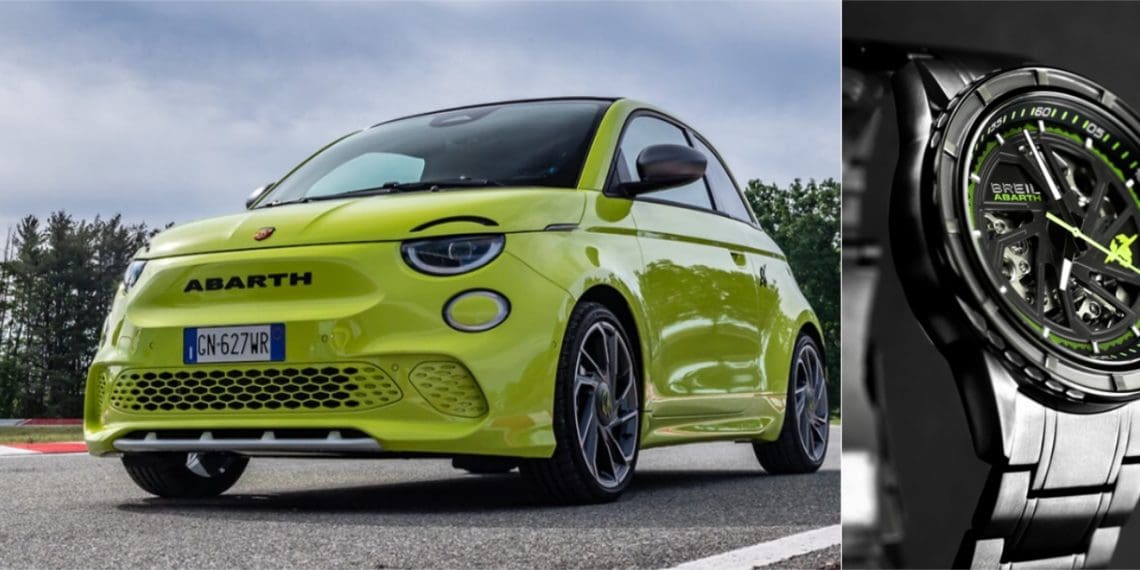 Abarth 500e inspira relógio da Breil de edição limitada