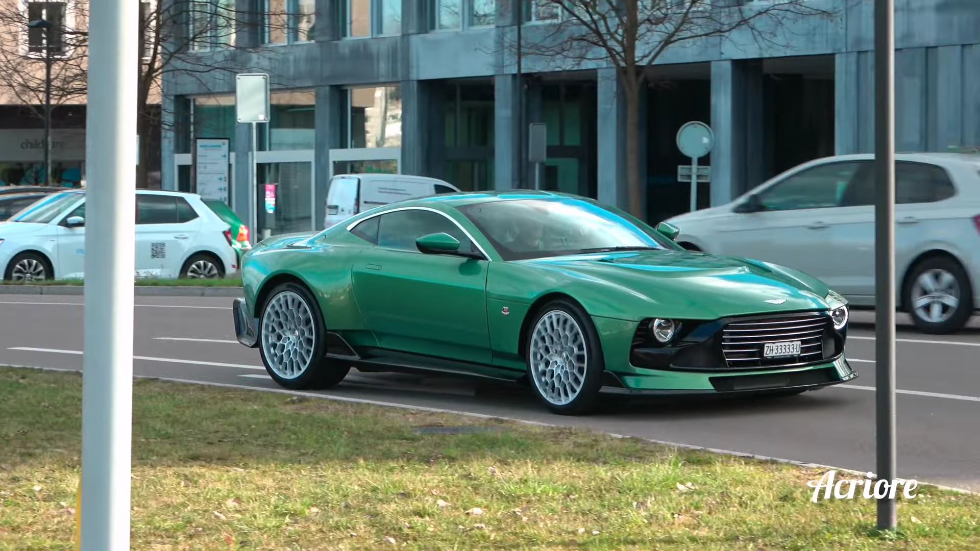 Aston Martin Valour: Super sports car spotted in Switzerland