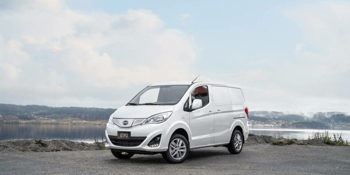 BYD estreia gama comercial no mercado nacional com o novo ETP3