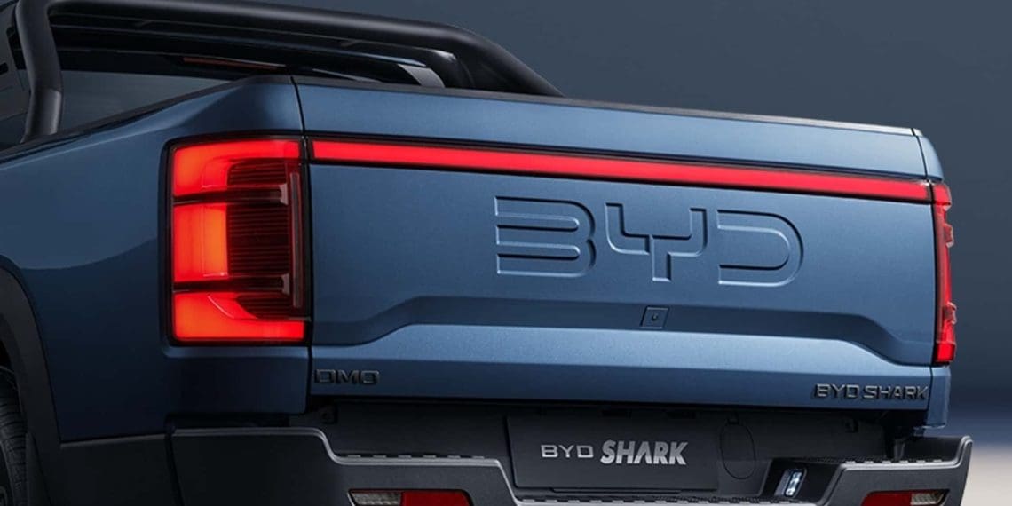Shark é a nova pick-up híbrida plug-in da BYD