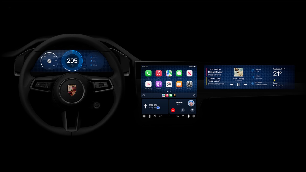 Aston Martin and Porsche will debut the new generation of Apple CarPlay
