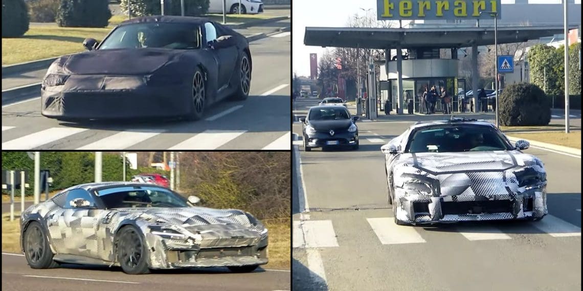 Ferrari Spied Testing Old and New Prototypes of the 812 Superfast-Replacing F167!