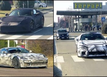 Ferrari Spied Testing Old and New Prototypes of the 812 Superfast-Replacing F167!