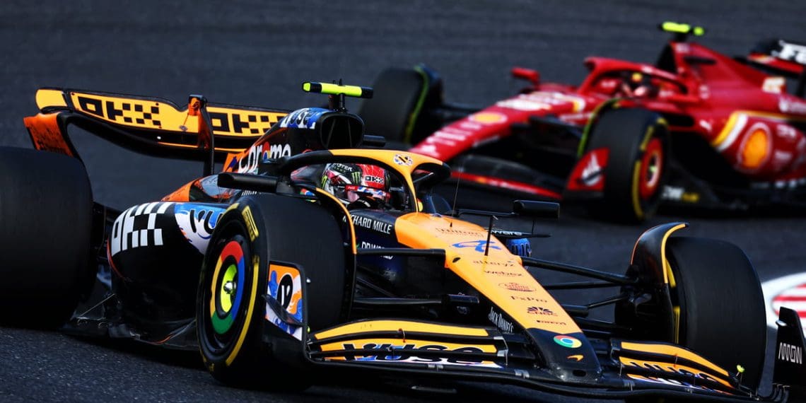 Norris acredita que a McLaren está enfrentando dificuldades no Grande Prêmio do Japão de F1.