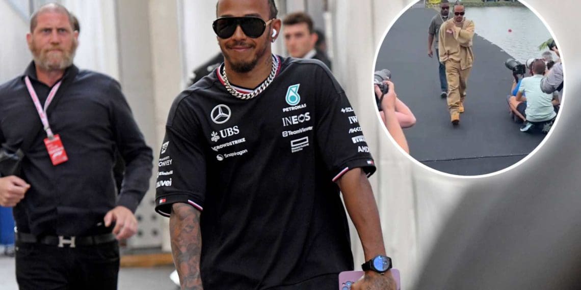 Vídeo: Lewis Hamilton faz uma grande entrada no Grande Prêmio do Canadá de 2024.