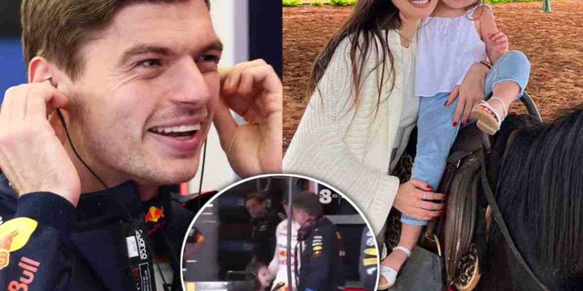 VÍDEO: Filha de Kelly Piquet, Penelope, rouba a cena no pit da Red Bull de Max Verstappen no Grande Prêmio da Austrália.
