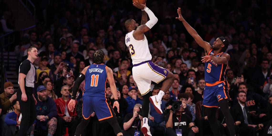 Lebron James Uses Knicks to Pressure Lakers