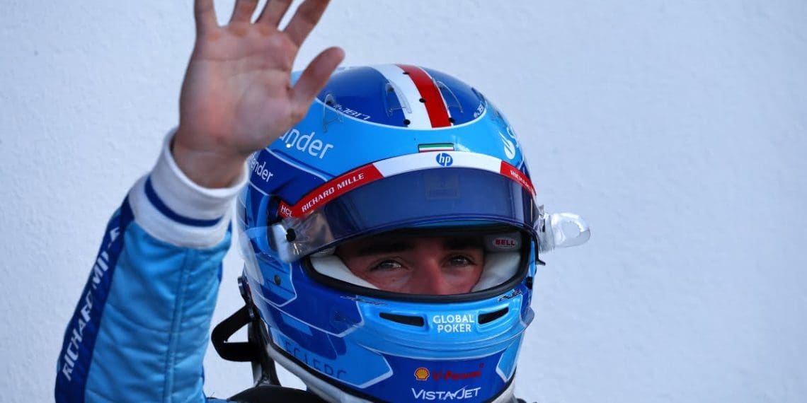Leclerc feliz em calar os críticos da F1 com a pole position no Sprint de Miami.