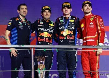 Top Três Conferência de Imprensa no Grande Prêmio da Arábia Saudita.