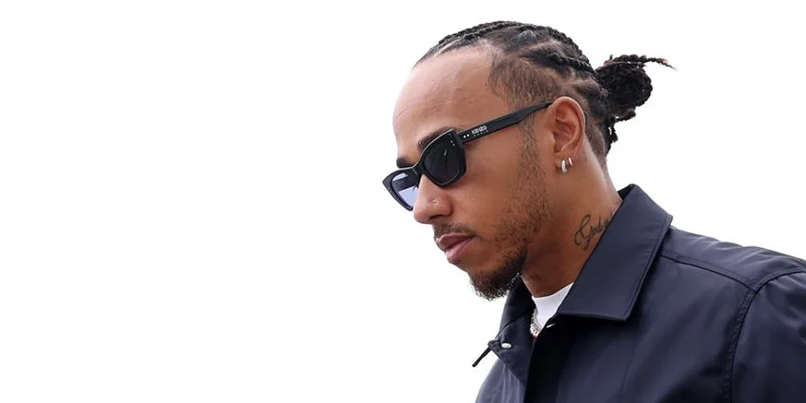 Lewis Hamilton surprises by showing up with Mercedes following uncomfortable departure from Ferrari.