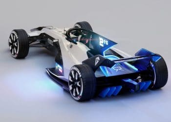 Novo carro FG-Twin revelado por Heidfeld e Gill em sua série.