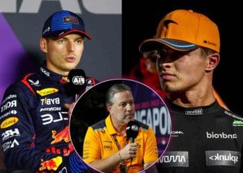 Zak Brown alerta para possível desastre se Max Verstappen e Lando Norris se enfrentarem em uma corrida.