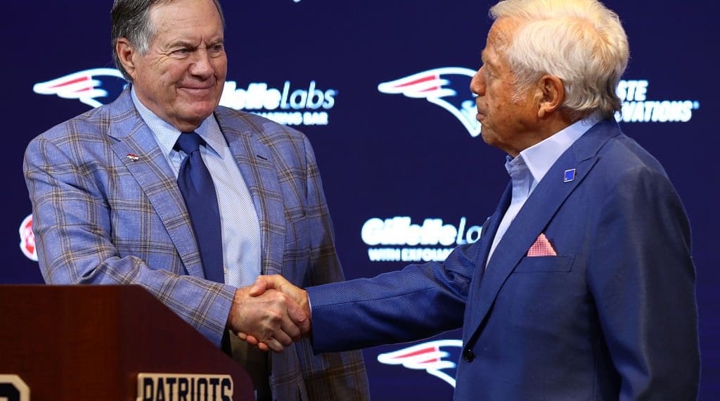 Kraft wishes best for Belichick after coach misses out on new job.