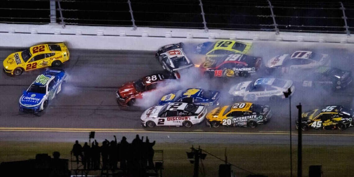 VIDEO: Alex Bowman triggers huge 22-car pileup at Daytona 500, leaving fans in shock and awe