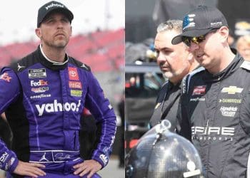 Denny Hamlin atribui temporada decepcionante de Kyle Busch em 2024 à “sorte”.