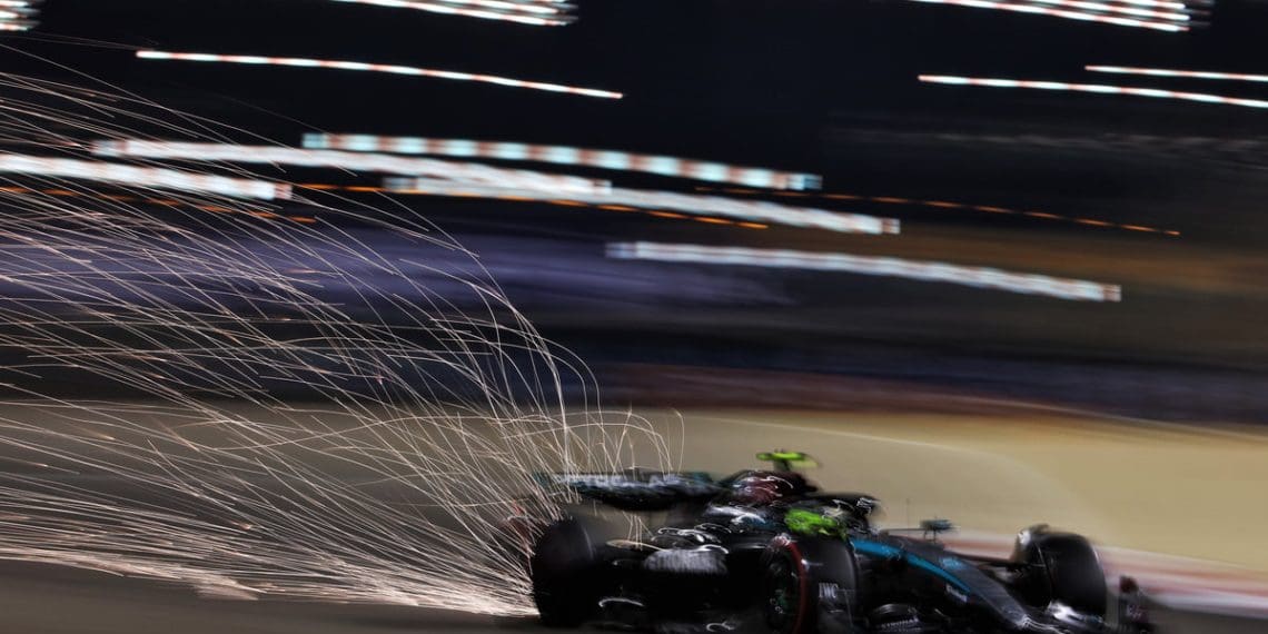 Hamilton tem desempenho comprometido por ajustes noturnos em Bahrain.