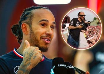 Confira: Lewis Hamilton agradece grande base de fãs em Imola antes de se juntar à Ferrari em 2025.