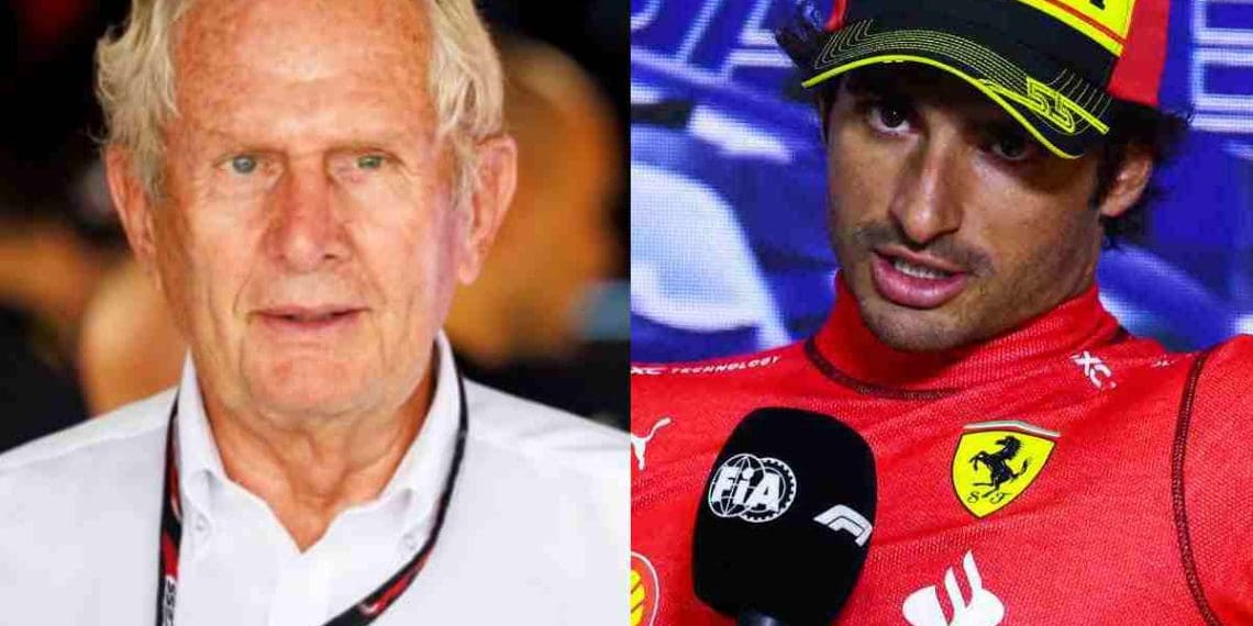 Helmut Marko fala sobre possibilidade de Carlos Sainz ir para a Red Bull em 2025.