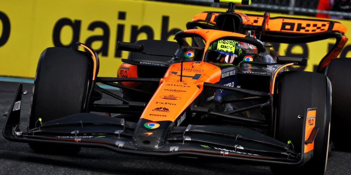 McLaren lidera preparação para o Grande Prêmio de Miami da Fórmula 1.