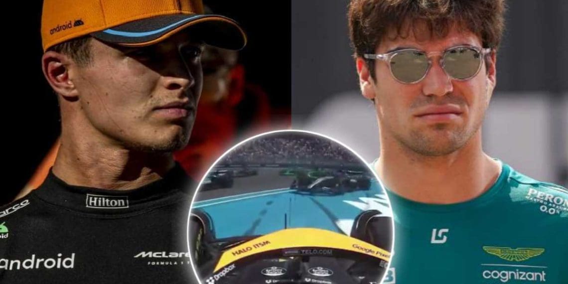 Lando Norris colisão em Lance Stroll encerra a Sprint do Grande Prêmio de Miami.