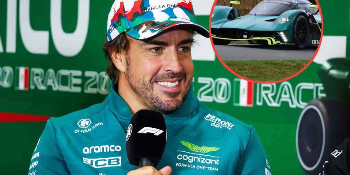 Fernando Alonso expressa curiosidade sobre projeto de Le Mans da Aston Martin.