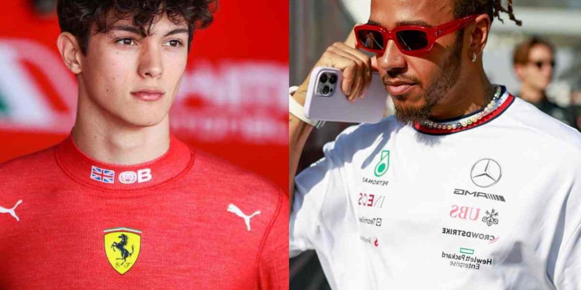 Oliver Bearman compartilha a ação de Lewis Hamilton que o encheu de orgulho durante sua primeira corrida de F1.