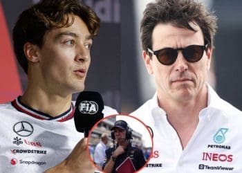 GEORGE RUSSELL DIZ: MERCEDES TEM OS MELHORES ENGENHEIROS ENQUANTO TOTO WOLFF PERSEGUE ADRIAN NEWEY.