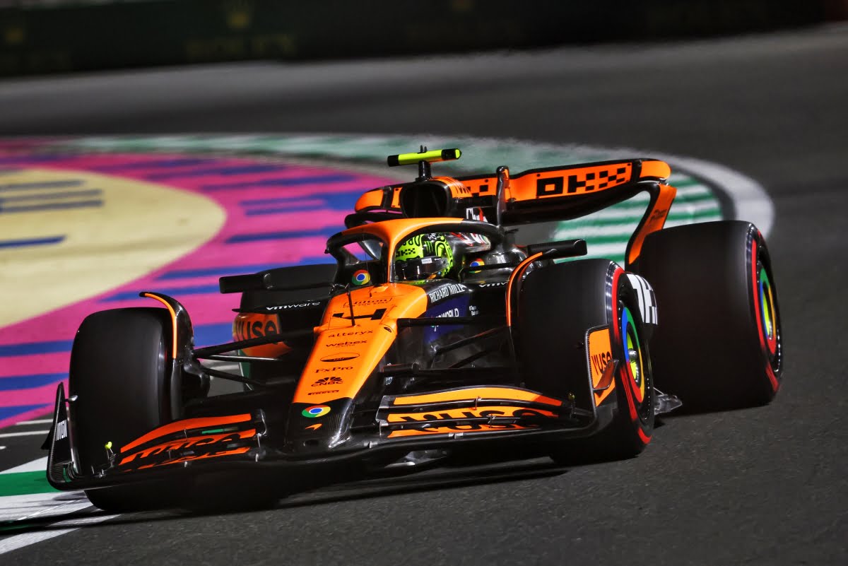 Norris: McLaren em desvantagem durante desafios de treino da F1 na