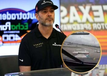 Confira: Corrida tumultuada de Jimmie Johnson na NASCAR com a LMC persiste enquanto ele bate em Kansas.