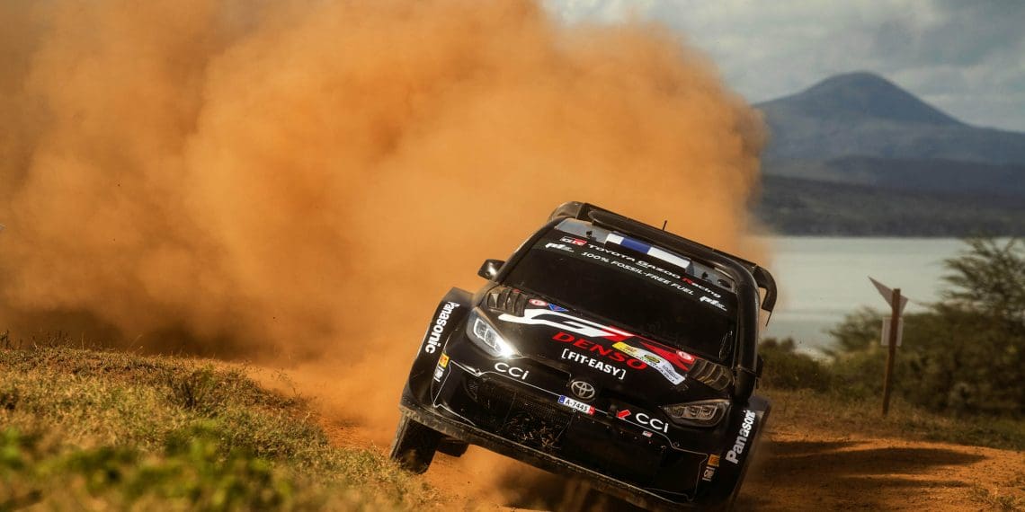 Kalle estabelece o tempo mais rápido no aquecimento do Safari.