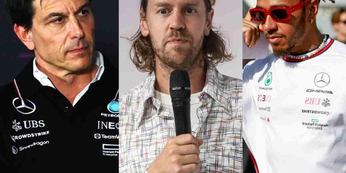 Toto Wolff sugere que Sebastian Vettel pode substituir Lewis Hamilton na Mercedes.