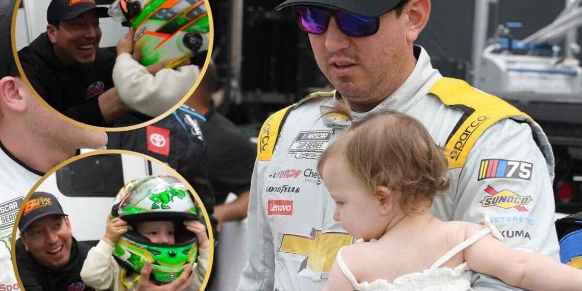 VÍDEO: Kyle Busch compartilha momento emocionante com filha enquanto ela veste uniforme de corrida