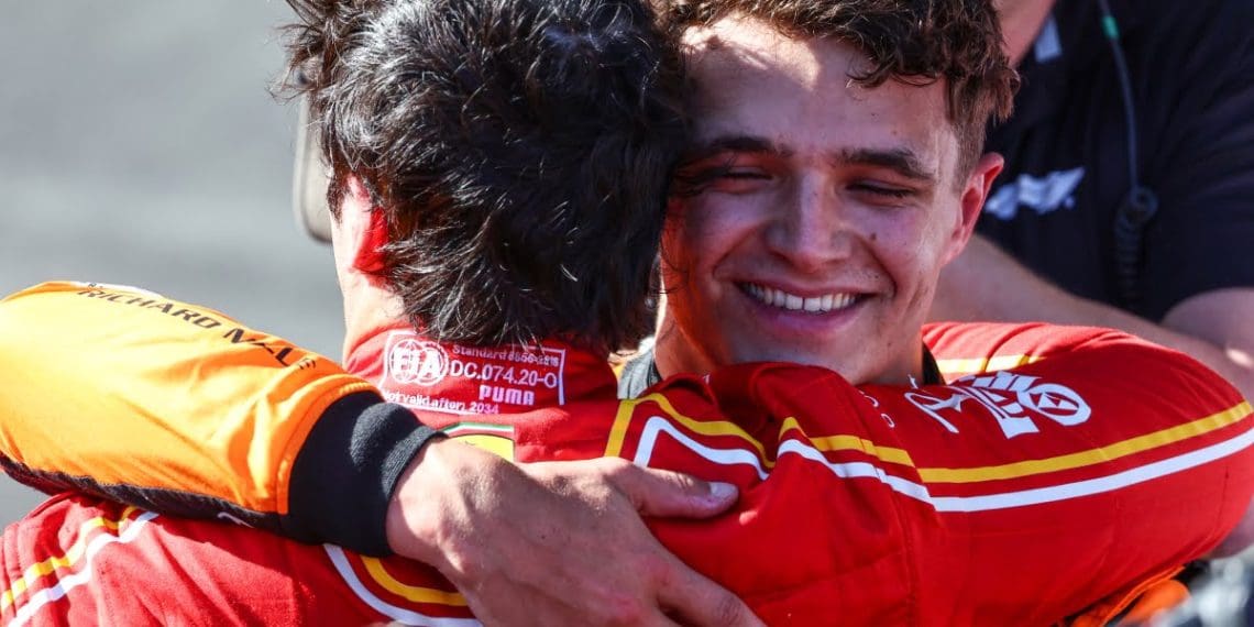 Sainz: Norris precisou de ‘boa sorte’ para alcançar a primeira vitória ‘bem merecida’ na Fórmula 1 em Miami.