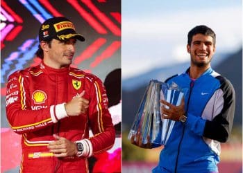 Carlos Alcaraz recebe felicitações calorosas por sua vitória em Indian Wells do astro da F1 Carlos Sainz.